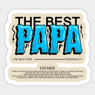 the best papa Sticker